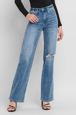 Risen - 90's Vintage Flare High Rise Jeans