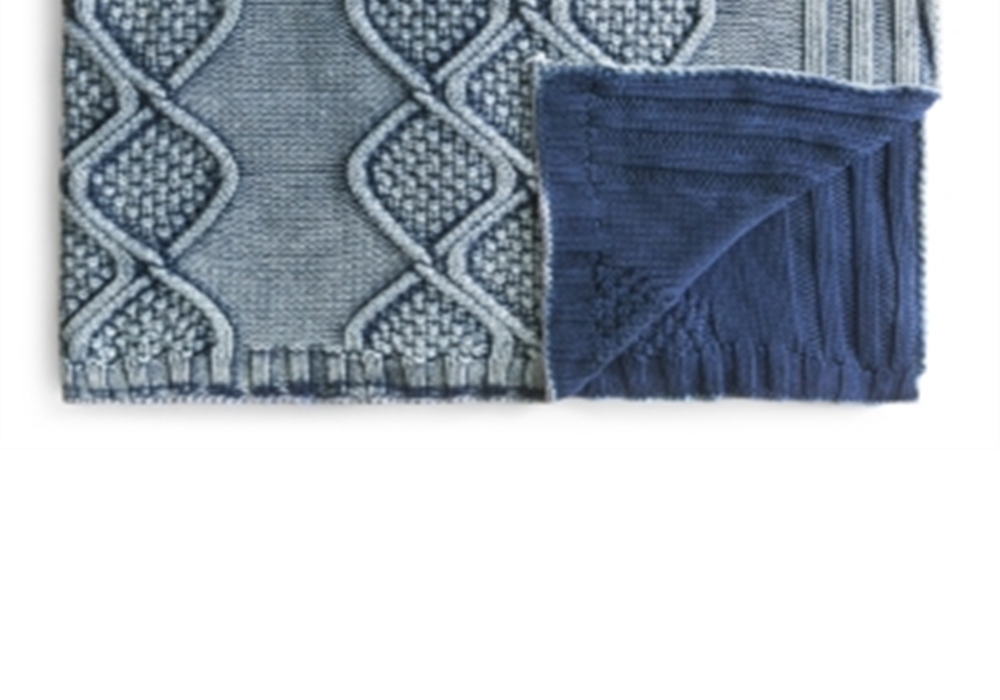 Manta jeans Sparrow &amp; Wren - 100% exclusiva azul