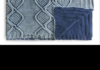 Manta jeans Sparrow &amp; Wren - 100% exclusiva azul