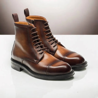 Magnanni - Botas Derby de Couro Lerato Masculinas
