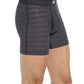 Cueca Boxer Saxx Hot Masculina Shot Stripe Performance Preta Tamanho X-G
