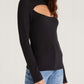 Z Supply - Pandora Rib Cut Out Top