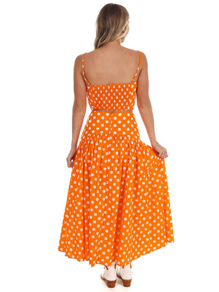 Day + Moon - Polka Dot Maxi Skirt Set