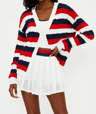 Beach Riot - Cardigan Listrado Sherry