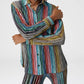 Missoni - Camisa de malha canelada com slub Lame