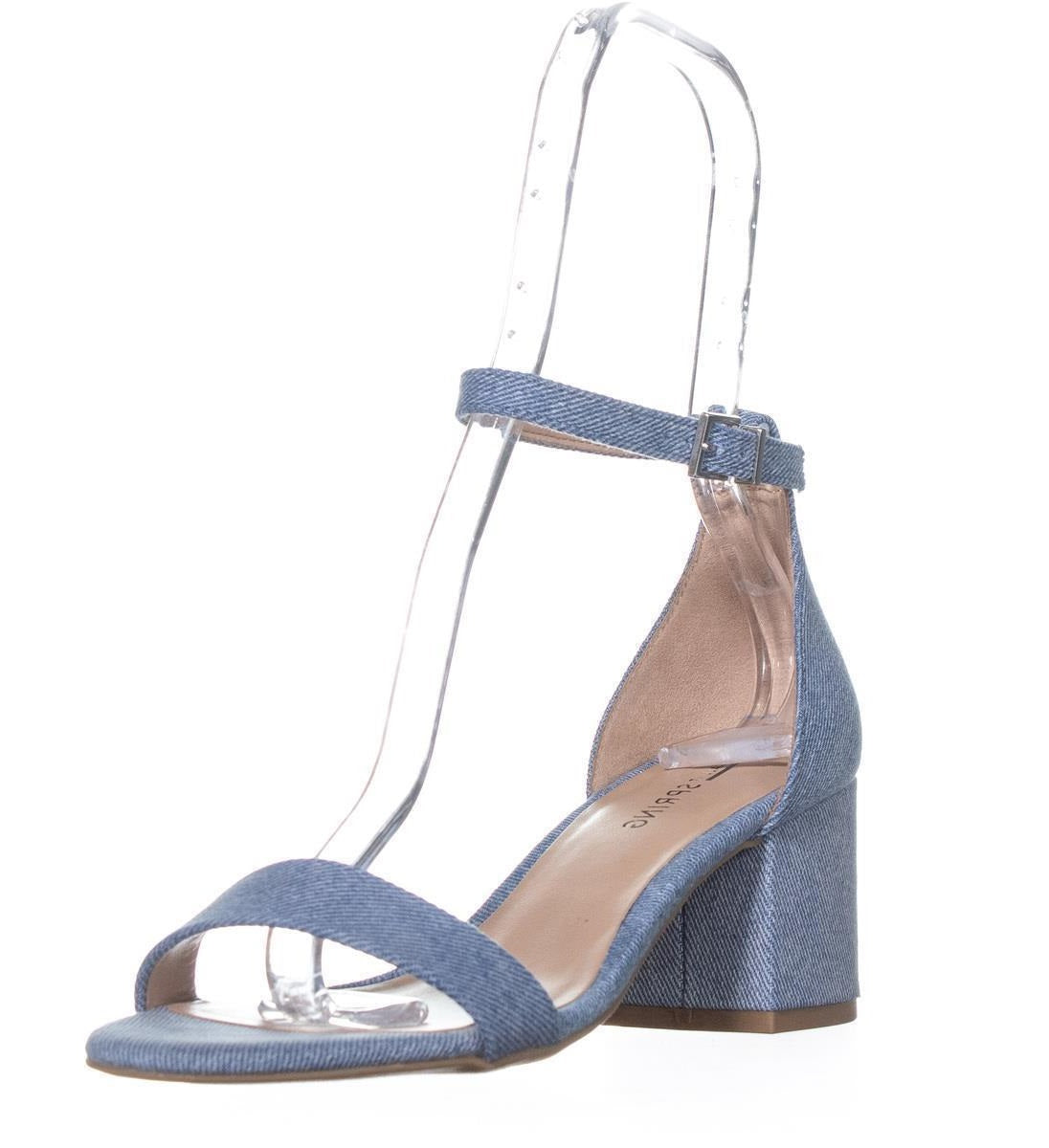 Sandálias Stangarone Femininas Call It Spring com Tira no Tornozelo, Azul, Tamanho 8 M