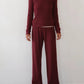 Donni. - Sweater Rib Simple Pant