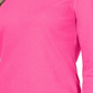 Karen Scott Blusa feminina de algodão com decote em V e acabamento em botões, rosa, tamanho extrapequeno