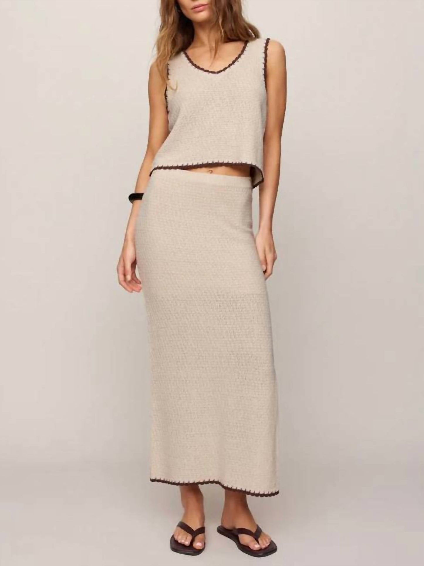 Z Supply - Yessenia Whipstitch Maxi Skirt