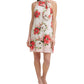 Vestido feminino Vince Camuto com estampa floral, rosa, tamanho 6