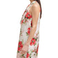 Vestido feminino Vince Camuto com estampa floral, rosa, tamanho 6