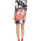 Vestido feminino Vince Camuto com estampa floral mista, rosa, tamanho 12