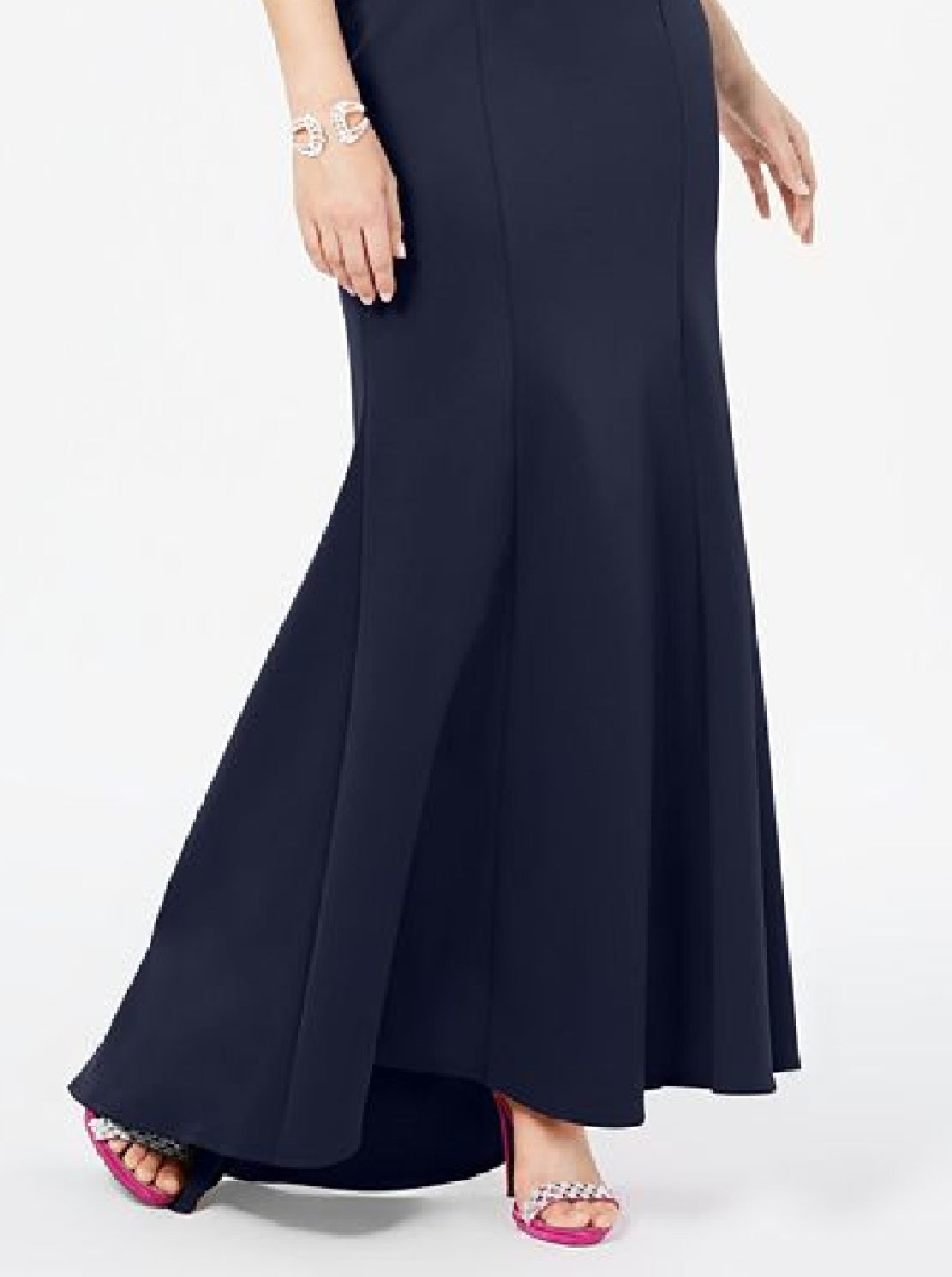 Vestido feminino Vince Camuto ombro a ombro azul tamanho 12