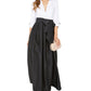 Vestido formal feminino Jessica Howard com cinto, bloco de cores, manga 3/4, gola, maxi fit, flare, branco, tamanho 6, pequeno