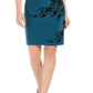 Vestido tubinho floral franzido feminino Jessica Howard, preto, tamanho 12