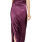 Vestido feminino Vince Camuto com ombros de fora e cintura franzida, roxo, tamanho 12