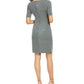 Vestido tubinho estampado e enfeitado Jessica Howard feminino, verde, tamanho 4, pequeno