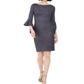 vince-camuto-womens-metallic-bell-sleeve-sheath-dress-gray-size-16
