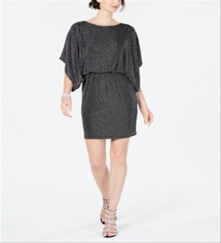 Vestido Blusão Metálico Feminino Jessica Howard Cinza Tamanho 6