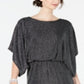 Vestido Blusão Metálico Feminino Jessica Howard Prata Tamanho 8 Petite
