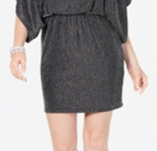 Vestido Blusão Metálico Feminino Jessica Howard Prata Tamanho 8 Petite