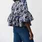 Joseph Ribkoff - Abstract Jacquard Trapeze Jacket