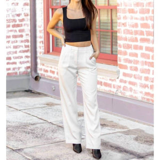 Lucy Paris - Hailey Pleated Wide Leg Pants