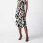 Joseph Ribkoff - Geometric Wrap Front Dress