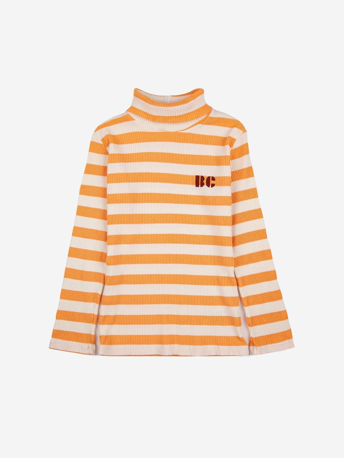Bobo Choses - Girl's Stripes Turtle Neck T-shirt