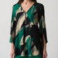 Joseph Ribkoff - Abstract Print Fit-and-Flare Tunic