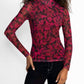 Johnny Was - REBECCA MESH MOCK NECK TEE