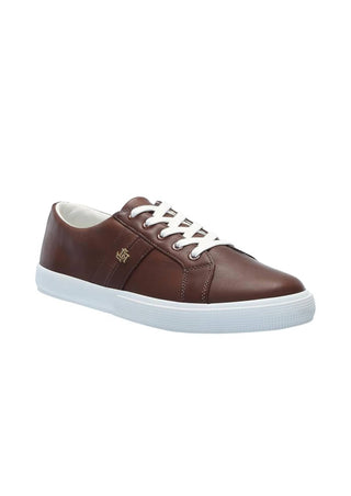 Ralph Lauren - Women's Janson Ii Burnished Leather Sneakers