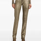 Ralph Lauren - Metallic High Rise Skinny Jeans