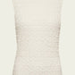 Enza Costa - Puckered Lace Sleeveless Mockneck Top