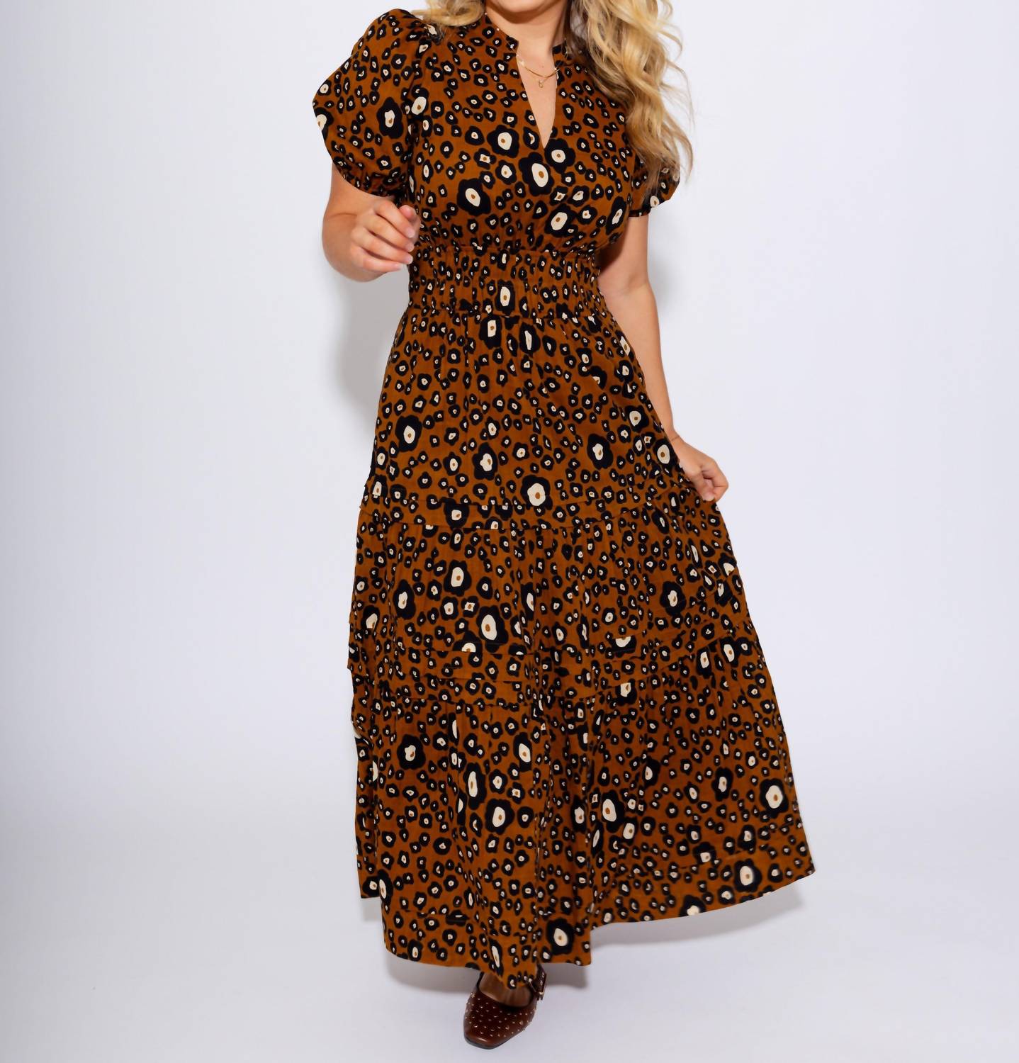 Ivy Jane - Women's Tiered And Tucked Dress