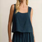 Z Supply - Charli Cropped Linen Tank