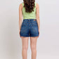Judy Blue - High Waist Double Button Waistband Denim Short