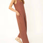 Project Social T - Santa Maria Sweater Rib Wide Leg Jumpsuit