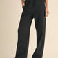 Kimberly C - Cozy Fleece Wide Leg Sweatpants