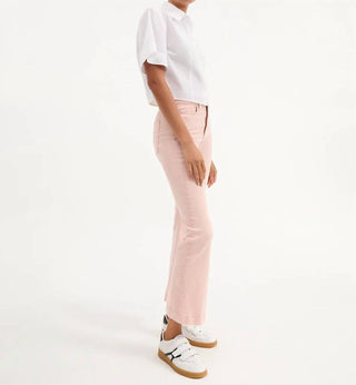 Veronica Beard - Calça jeans flare Carson de cintura alta