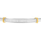 14K Two-Toned Gold Princess Cut Diamond Fashion Bangle (1 cttw, H-I Color, SI1-SI2 Clarity)