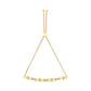 14K Yellow Gold Plated .925 Sterling Silver Channel Set Diamond Accent Twist 4â€-10â€ Adjustable Bolo Bracelet (I-J Color, I3 Clarity)