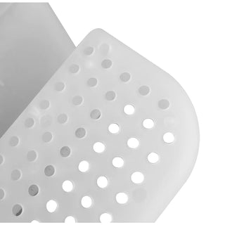 Organizador de banheiro portátil para chuveiro, tamanho perfeito para dormitório/faculdade, bolsa de banho de plástico, seca rapidamente com furos de drenagem