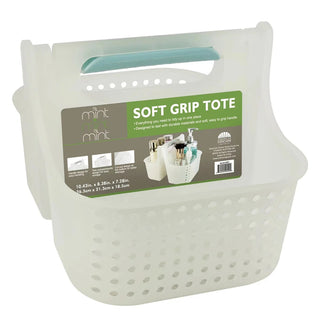 Organizador de banheiro portátil para chuveiro, tamanho perfeito para dormitório/faculdade, bolsa de banho de plástico, seca rapidamente com furos de drenagem