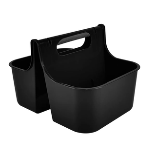 Organizador de banheiro portátil para chuveiro, tamanho perfeito para dormitório/faculdade, bolsa de banho de plástico, seca rapidamente com furos de drenagem