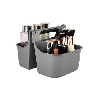 Organizador de banheiro portátil para chuveiro, tamanho perfeito para dormitório/faculdade, bolsa de banho de plástico, seca rapidamente com furos de drenagem
