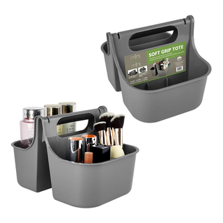 Organizador de banheiro portátil para chuveiro, tamanho perfeito para dormitório/faculdade, bolsa de banho de plástico, seca rapidamente com furos de drenagem