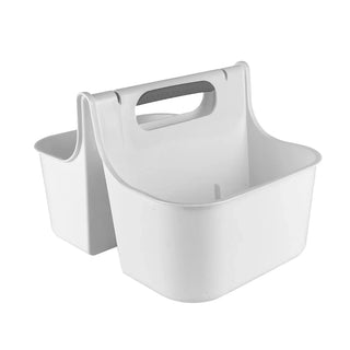 Organizador de banheiro portátil para chuveiro, tamanho perfeito para dormitório/faculdade, bolsa de banho de plástico, seca rapidamente com furos de drenagem