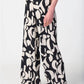 Joseph Ribkoff - Abstract Print Wide-Leg Pants