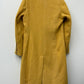 Casaco feminino trespassado sob medida Avec Les Filles, amarelo, tamanho grande